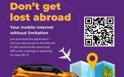 Get the best data roaming with Carwiz and the Yesim app!